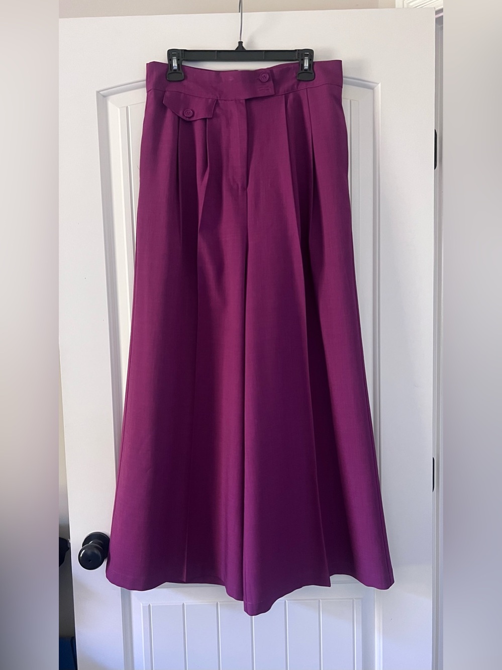FLYING TOMATO Women’s Large Pants High Rise Wide Leg Dress Woven Pants Trousers